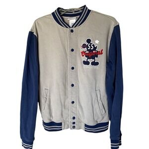 Disneyland Mickey Mouse Varsity Letterman Jacket, S